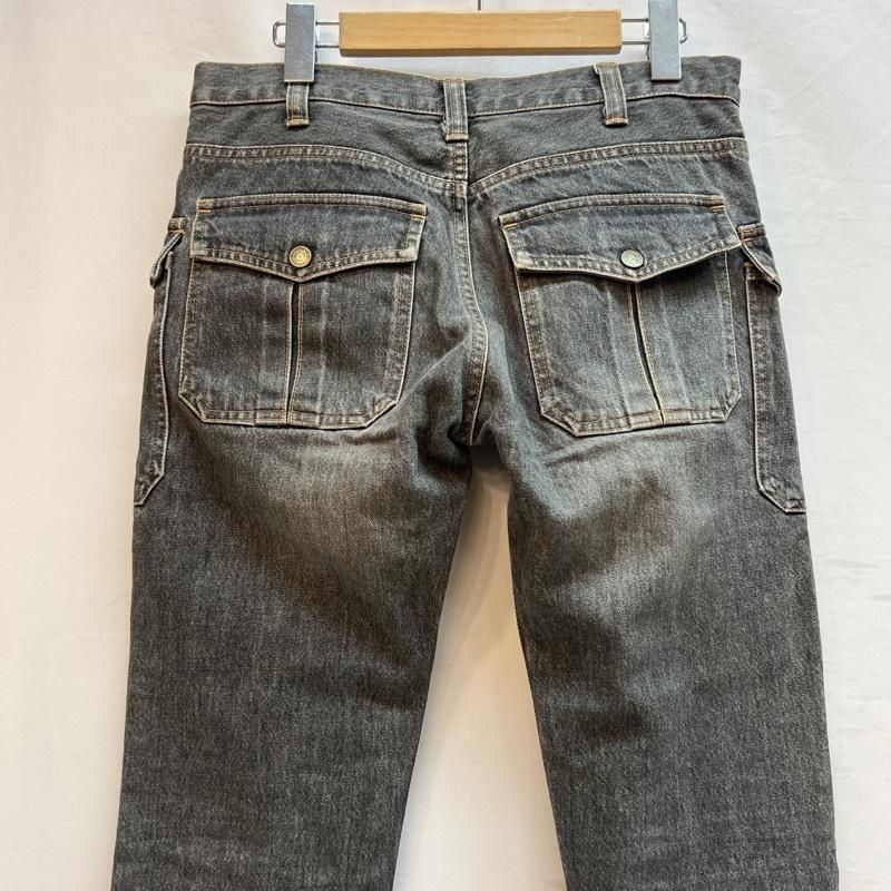 アンダーカバー UNDERCOVERISM 2011AW クロップドデニム 3 UNDERCOVER アンダーカバー ニーZIPスリムデニム ブラック