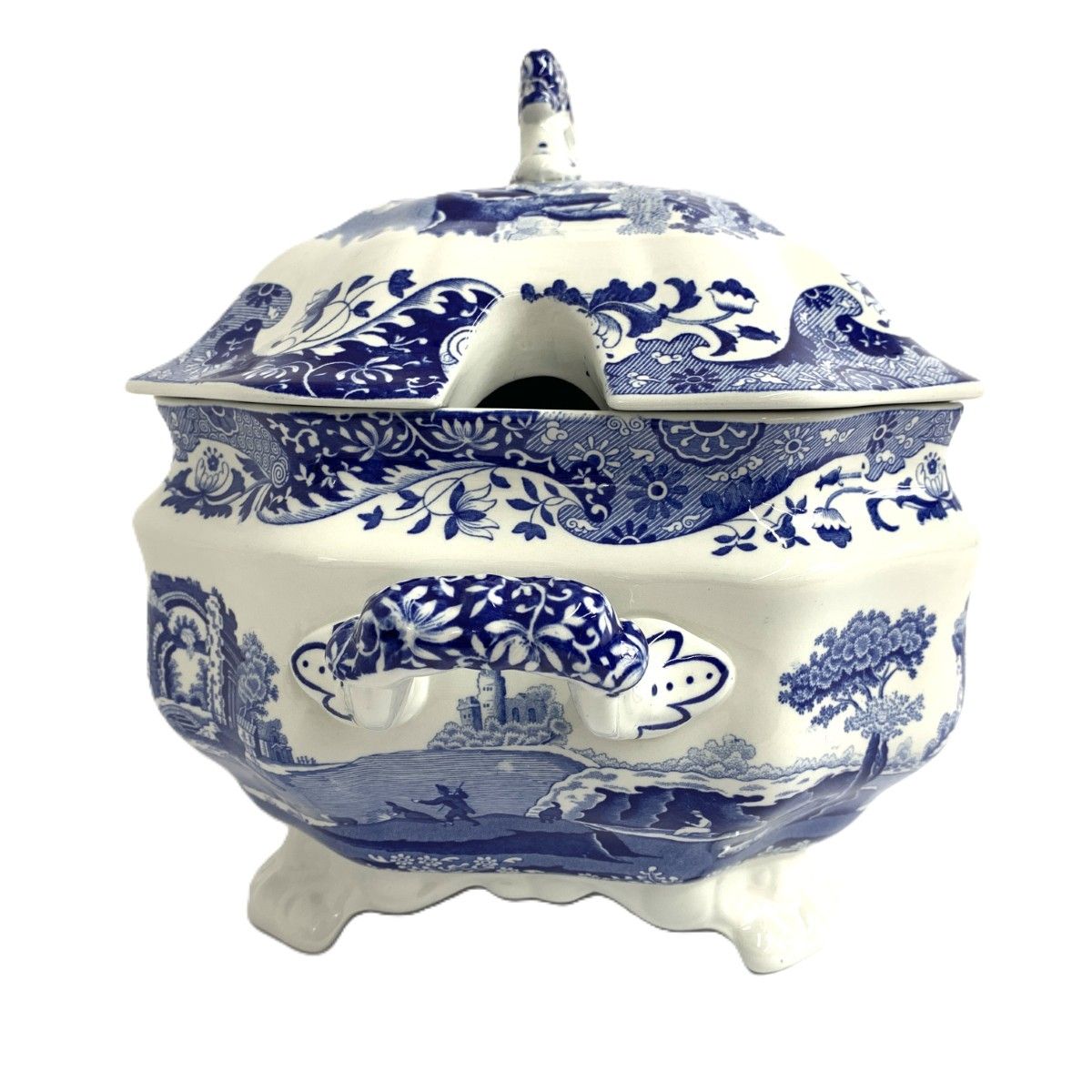 SPODE スポード スープチューリン&レードル ブルーイタリアン ブルー