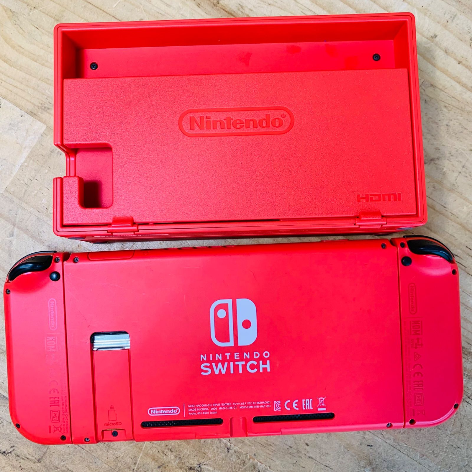 S40166 初期化 動作OK ニンテンドーSwitch マリオレッド - メルカリ