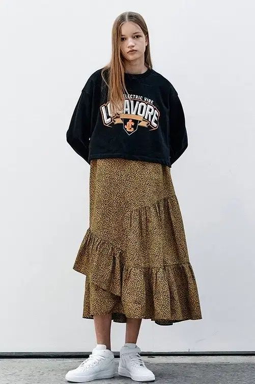 Jucy Judy ジュシジュディ J レタリングレオパードドレス
