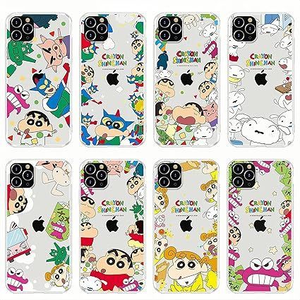 在庫処分】クレヨンしんちゃん iPhone13用 ケース クレヨンしんちゃん 透明 スマホケース用【全機種対応】黄ばみにくい TPU レンズ保護  指紋防止 耐衝撃 イヤレス充電対応 クレヨンしんちゃ - 安い 買う なら