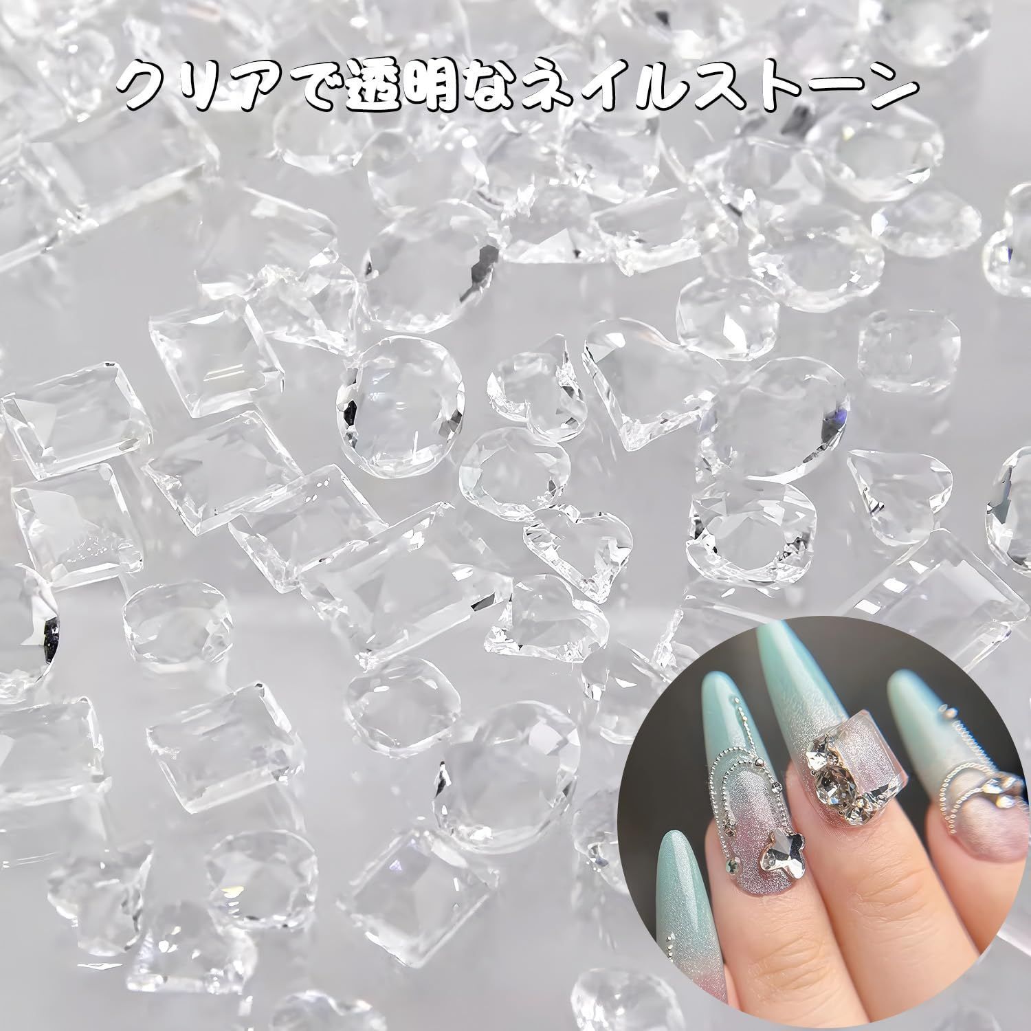 楽天市場】スワロフスキー フラワー パーツ ネイル 手作り