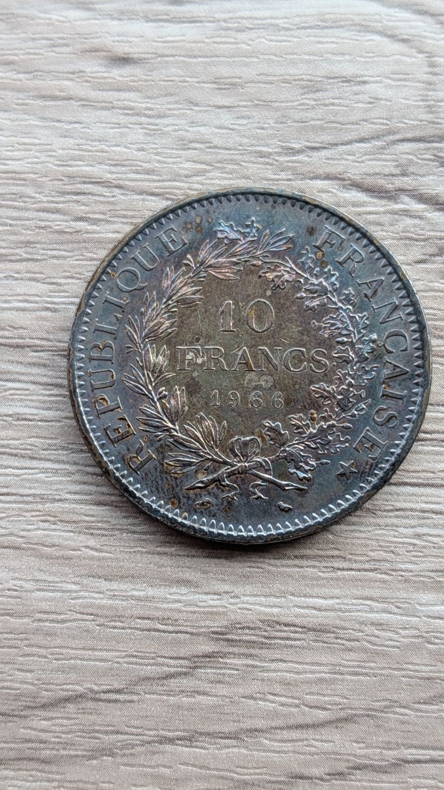 フランス　10フラン銀貨　1967年 1967年 フランス10フラン銀貨｜Yahoo!フリマ（旧PayPayフリマ）