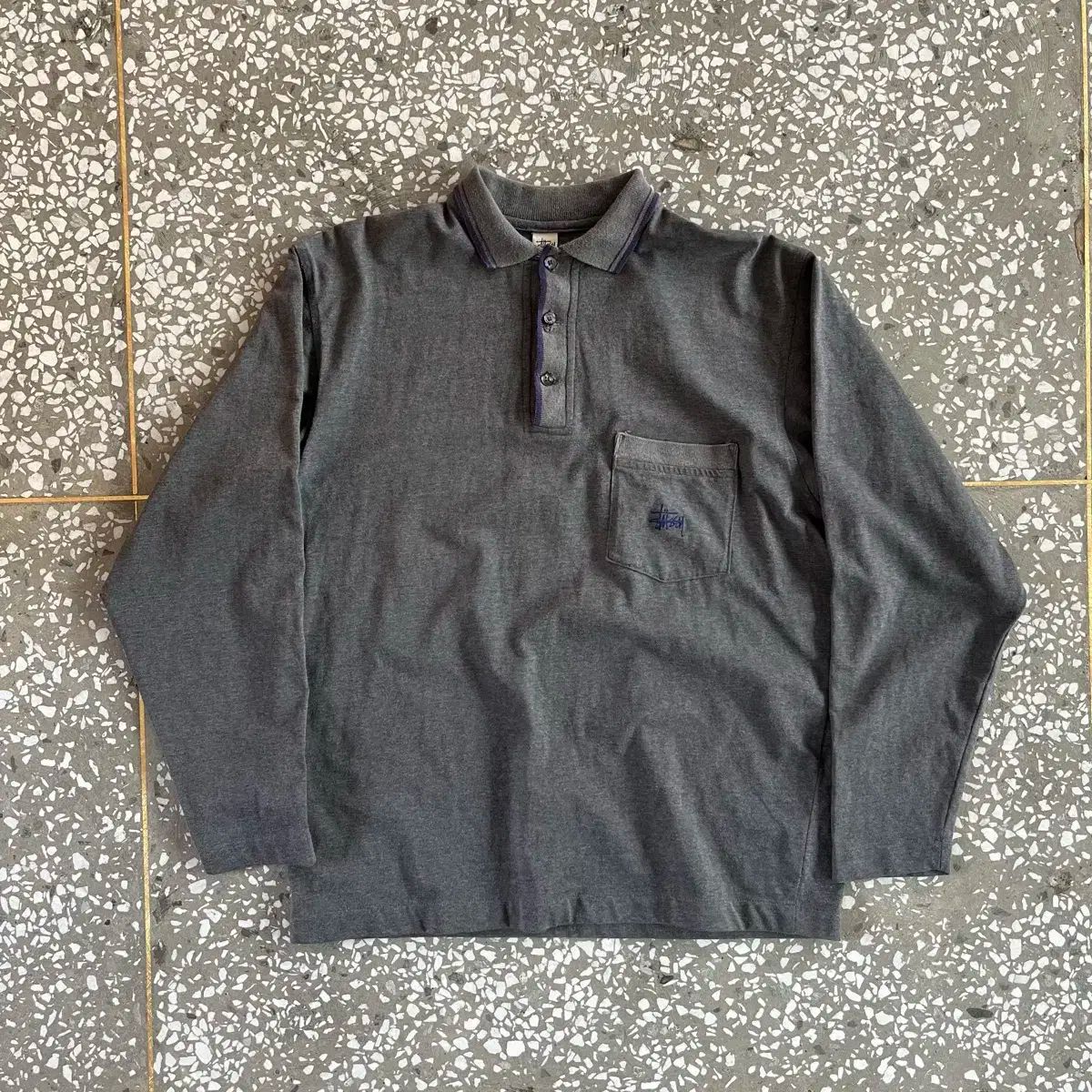 90s オールド STUSSY(ステューシー) ポロ シャツ