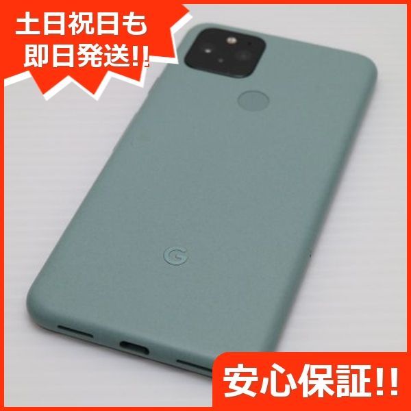 超美品 SoftBank Google Pixel 5 128GB ソータセージ スマホ 土日祝 