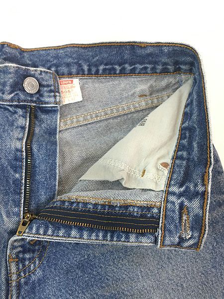 古着 90s Levi's 505-0216 縦落ち 濃紺 ブルー デニム パンツ ジーンズ スリム W31 L31 古着 90s Levi's 505-0216 縦落ち 濃紺 ブルー デニム パンツ ジーンズ