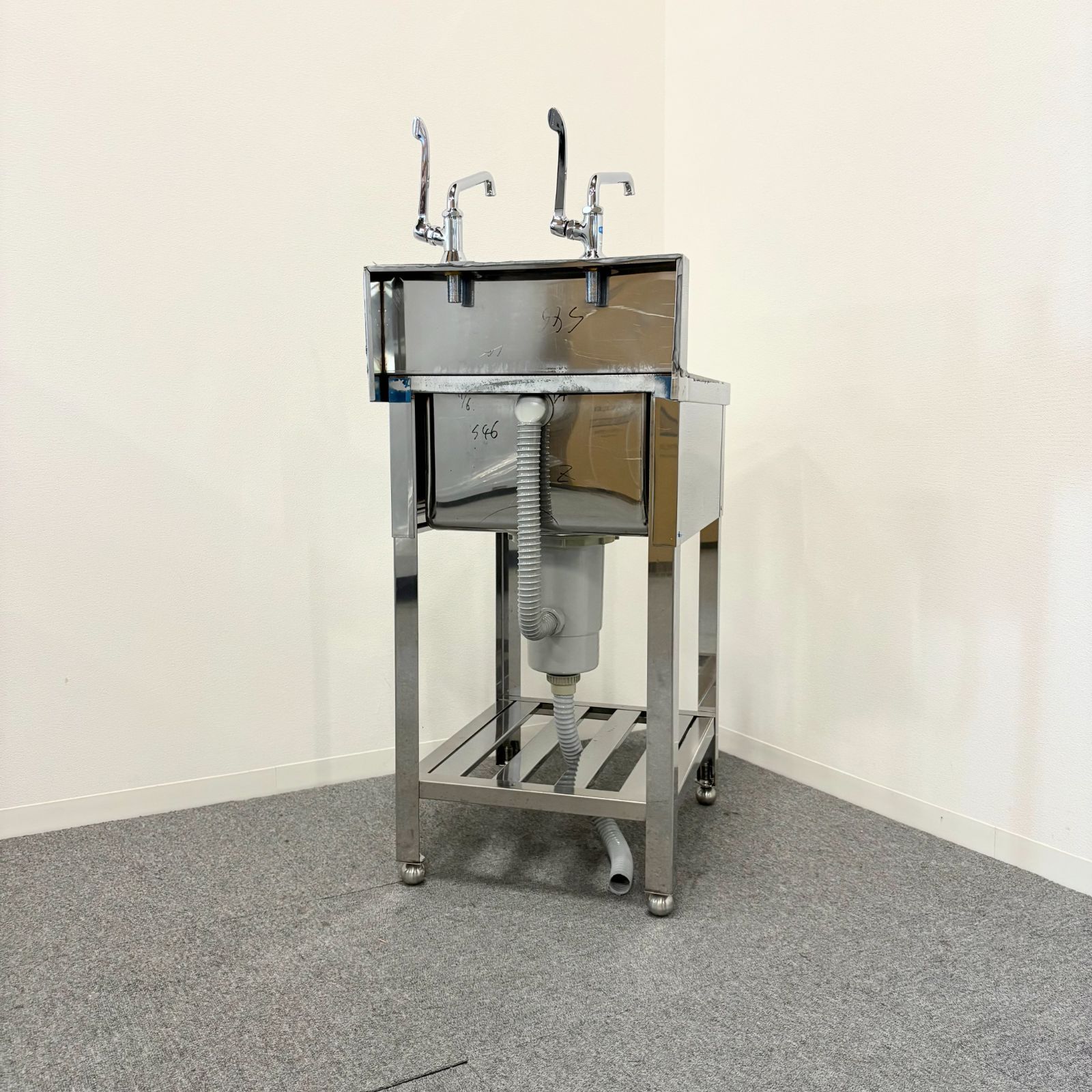 【美品】業務用シンク　１層シンク　厨房機器　シンク　流し台　引取り歓迎 1槽シンク流し台厨房業務用