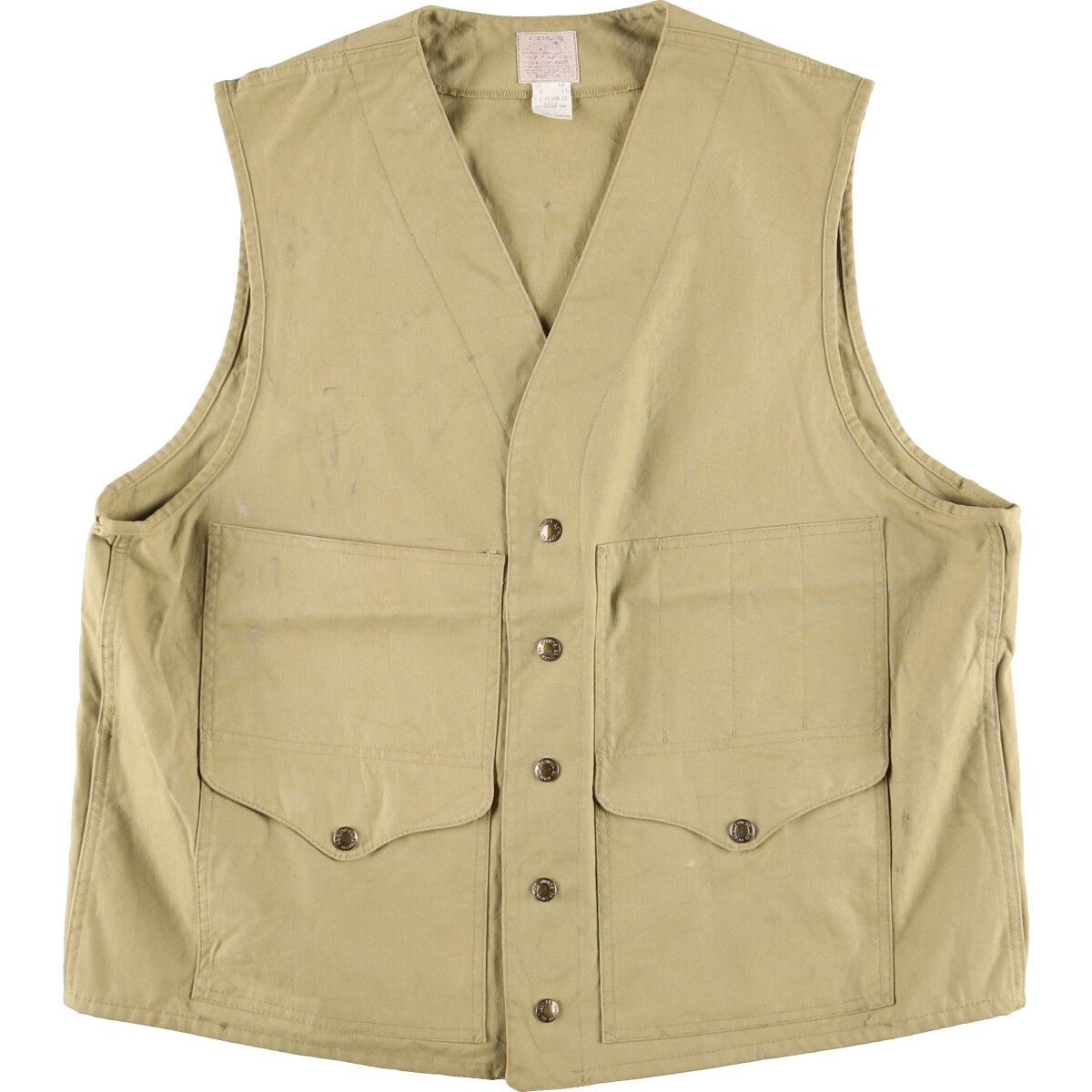 古着 80年代 フィルソン FILSON ダック地ハンティングベスト