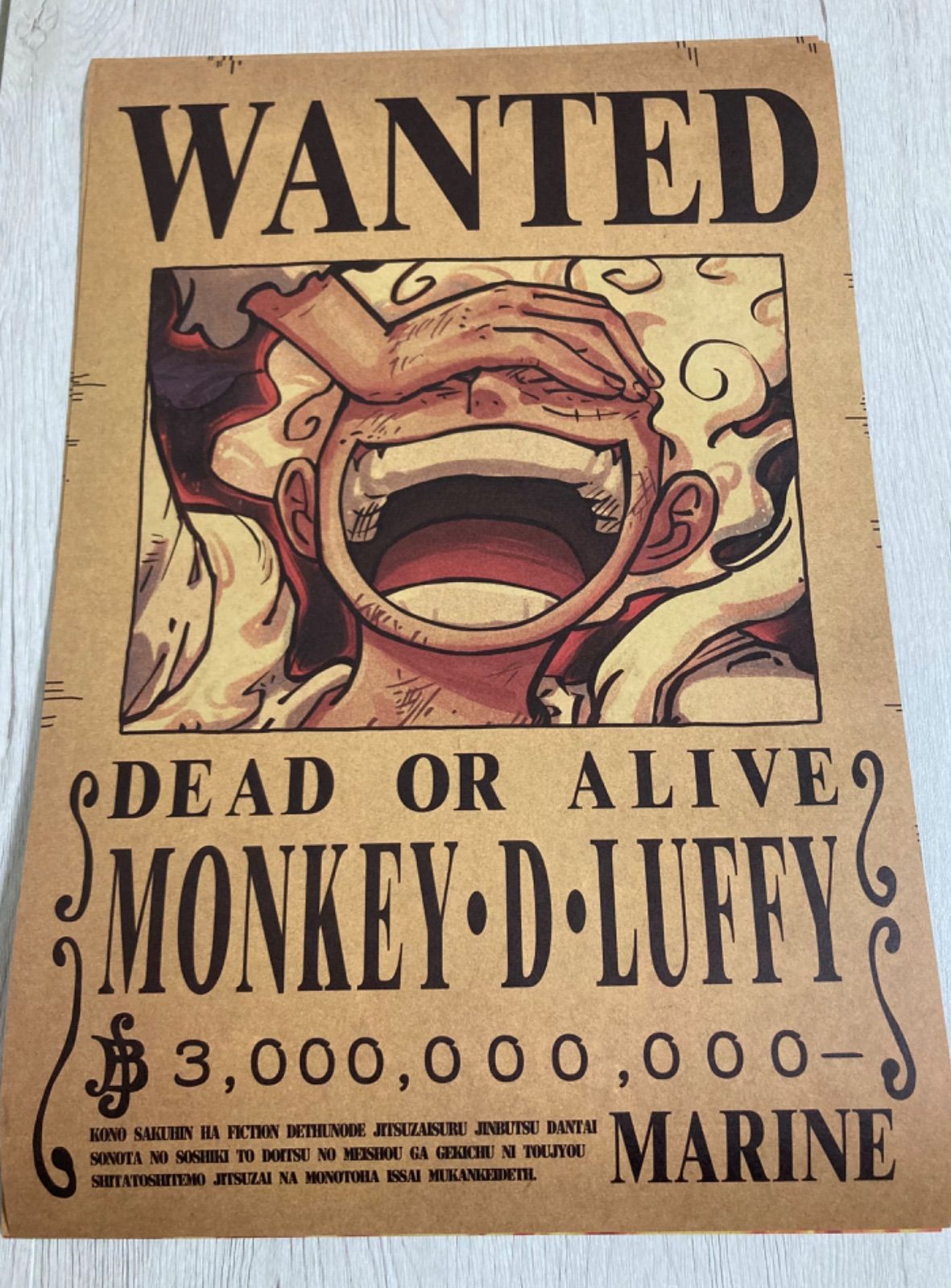 セット割】海賊同盟 ルフィ ロー 30億 最新 手配書 【ONE PIECE