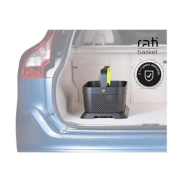 Rati basket 車載用ユニバーサルバスケット V01344 ブラック×グリーン ブラック×グリーン