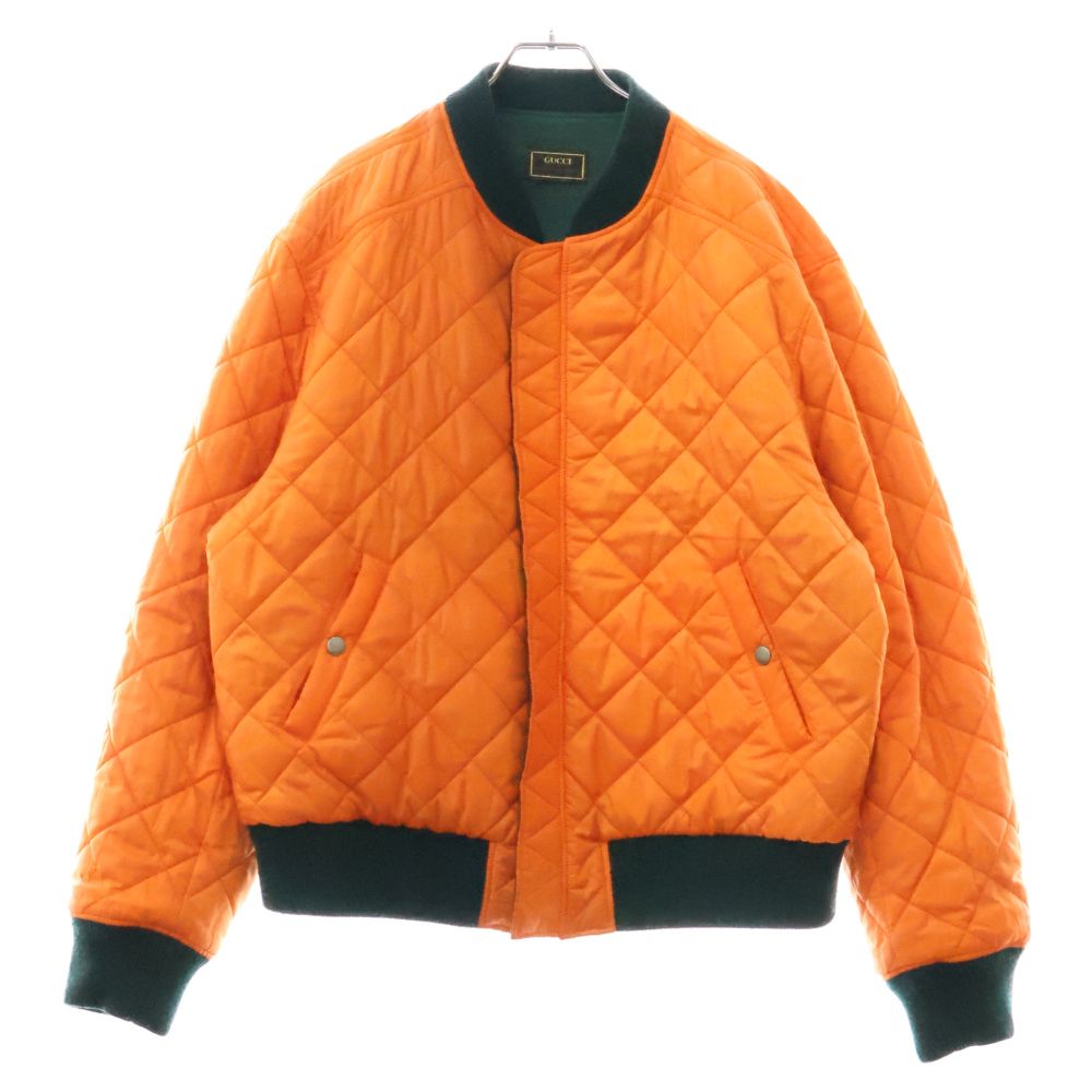 GUCCI (グッチ) 22AW キルティングサテンリバーシブルブルゾン