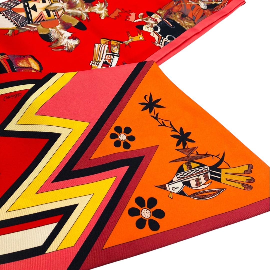 エルメス HERMES Kachinas カチナ マキシツイリー スカーフ