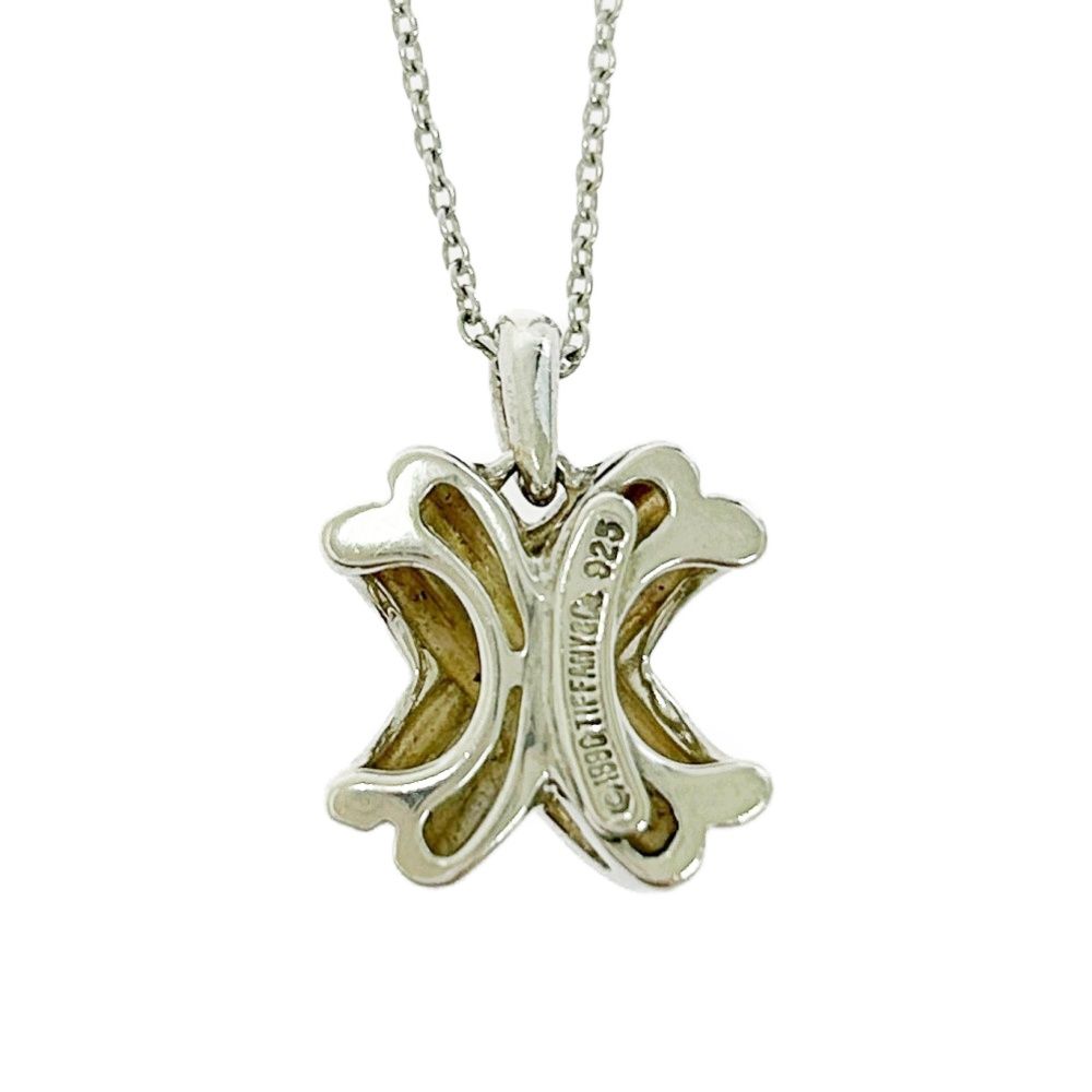 中古】TIFFANY&Co. ティファニー シルバー シグネチャー クロス