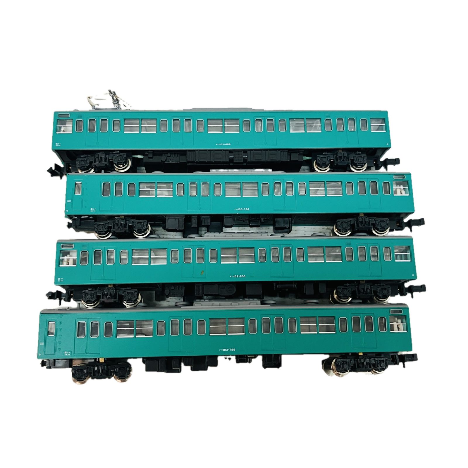 KATO Nゲージ 103系 エメラルドグリーン 4両セット 10-1743E 鉄道模型