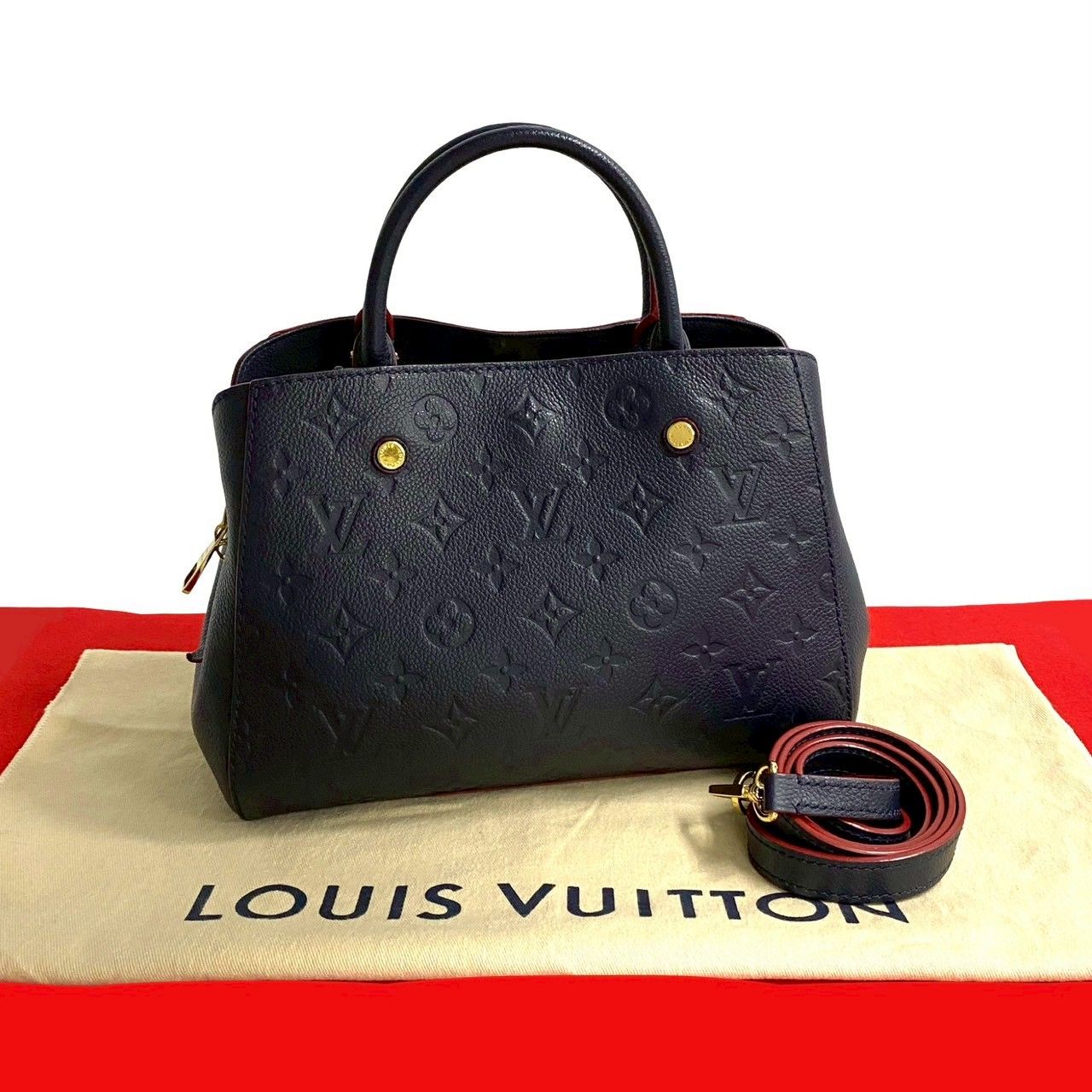 ほぼ未使用 LOUIS VUITTON ルイヴィトン モンテーニュ BB モノグラム 