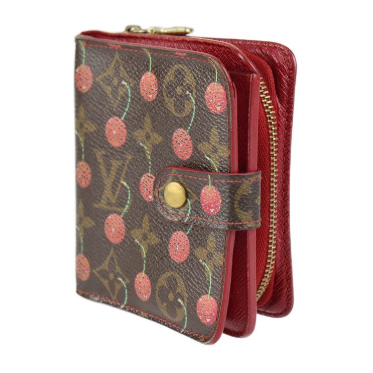 LOUIS VUITTON ルイ ヴィトン コンパクトジップ 二つ折り財布 M95005