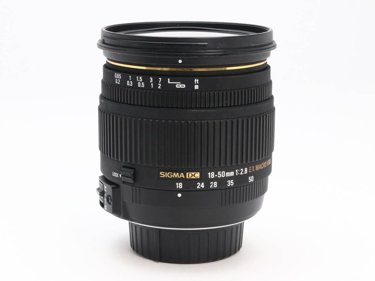 D (難あり) SIGMA シグマ 18-50mm F2.8 EX DC MACRO HSM for