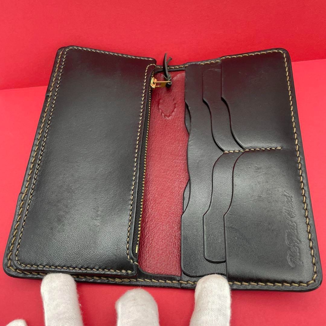 美品⭐️THE FLAT HEAD フラットヘッド バイカーウォレット　長財布　黒 The Flat Head 長財布 財布 フラットヘッド FLATHEAD サドル