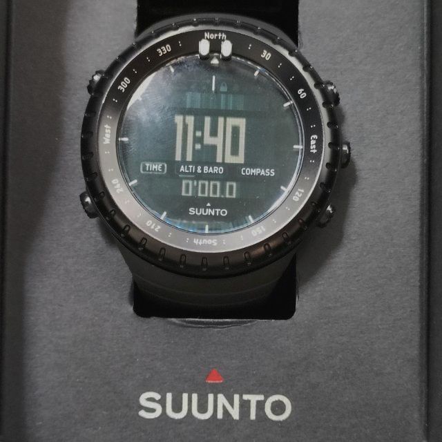 SUUNTO Suunto Core ALL BLACK 定価44000円 SS014279010 腕時計 ブラック メンズ スント 5-0510G∞