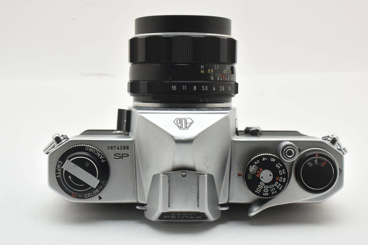 ペンタックス PENTAX SPOTMATIC SP レンズ F1.8 55mm PENTAX - 完動品◎ペンタックスSPF 55mm f1.8 フィルムカメラ 94