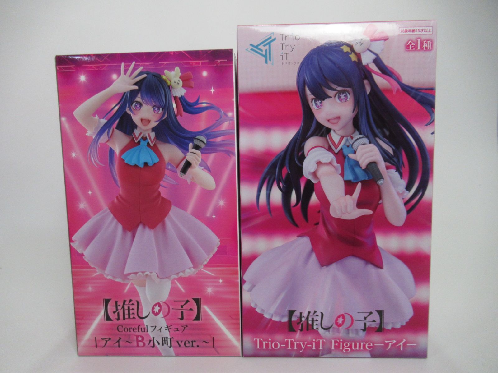 推しの子 2種セット Coreful フィギュア アイ B小町 ver. 星野アイ アイドル コアフル トリオトライト Trio-Try-iT  Figure プライズフィギュア タイトー TAITO フリュー FuRyu 新品未開封品 ヒロイン