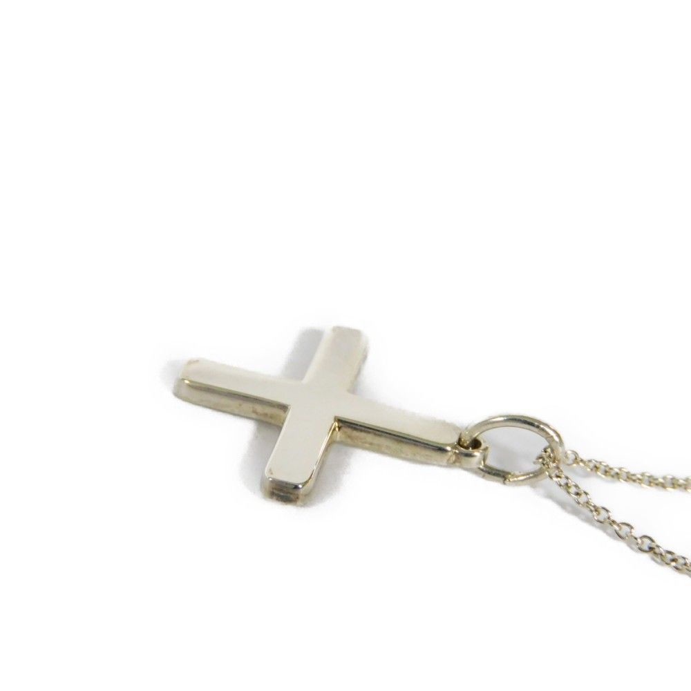 ティファニー クロス ペンダント ネックレス 資生堂Ag+ - メルカリ