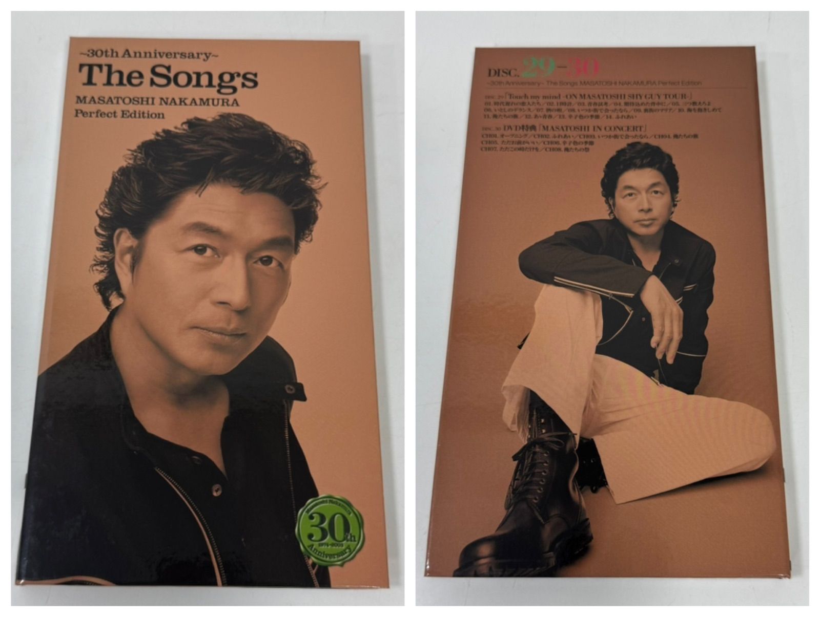 中村雅俊 CD DVD ～30th Anniversary～ The Songs MASATOSHI NAKAMURA