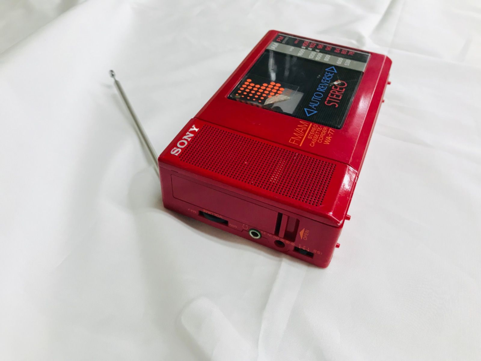 SONY WA-77 ステレオ ラジオ カセットプレイヤー - メルカリ