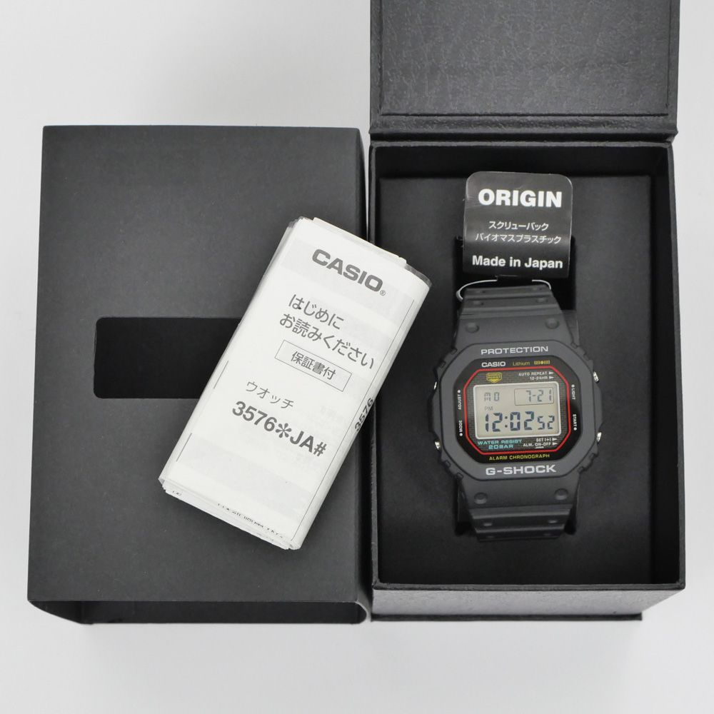 名東】カシオ G-SHOCK ORIGIN DW-5000R-1AJF 初号機復刻 デジタル