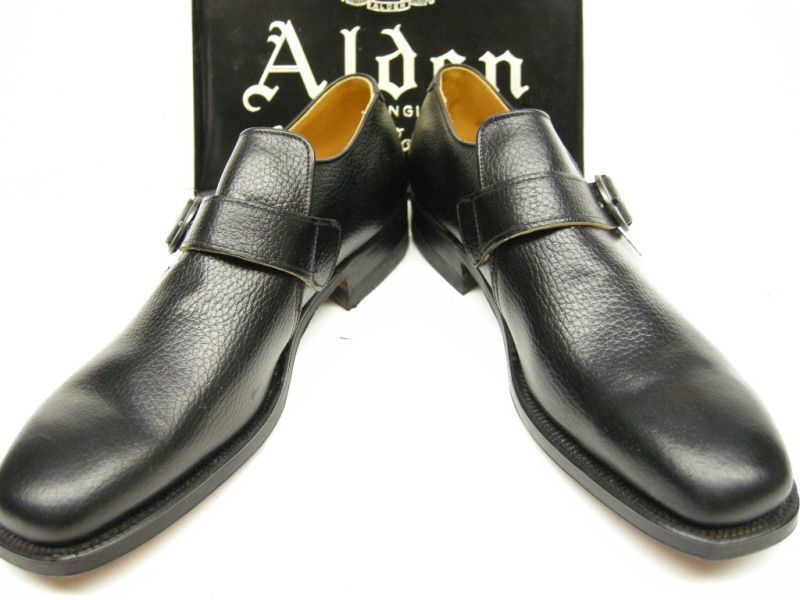 US9.5A(26-26.5cm)□新品□Alden□モンクストラップ□#455