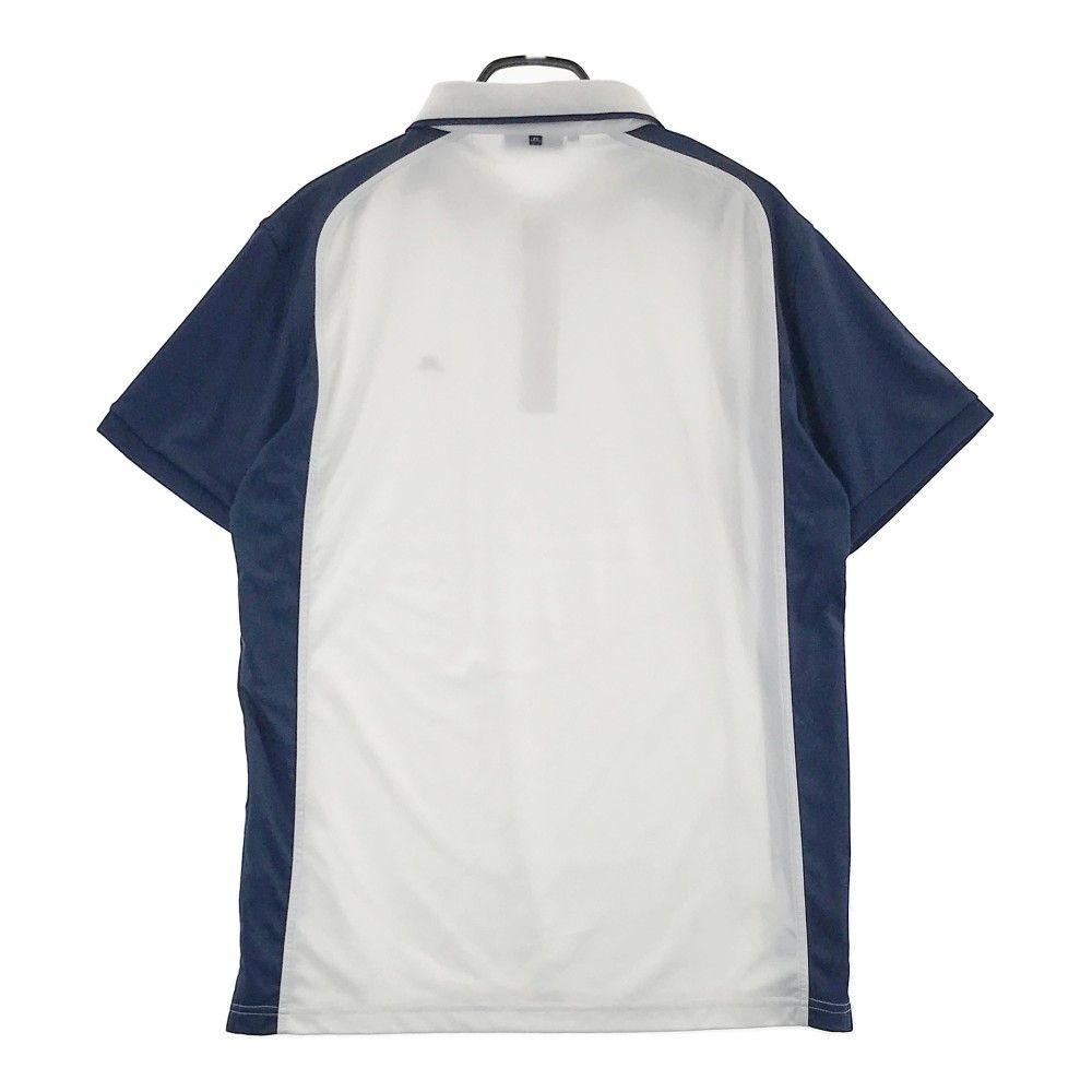 サイズ：L J.LINDEBERG ジェイリンドバーグ 半袖ポロシャツ ホワイト系