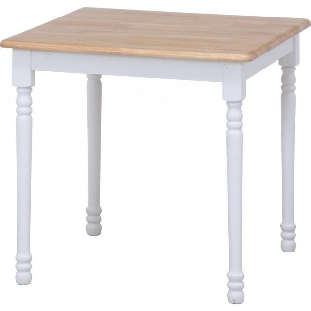 不二貿易 ３点ダイニングテーブル マキアート ホワイトナチュラル 新生活