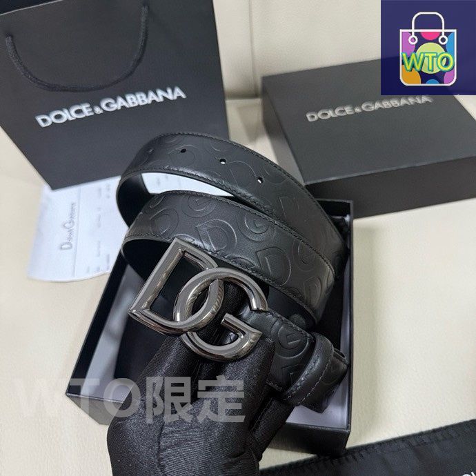 今日特価】Dolce&Gabbana エンボスレザーベルト - メルカリ