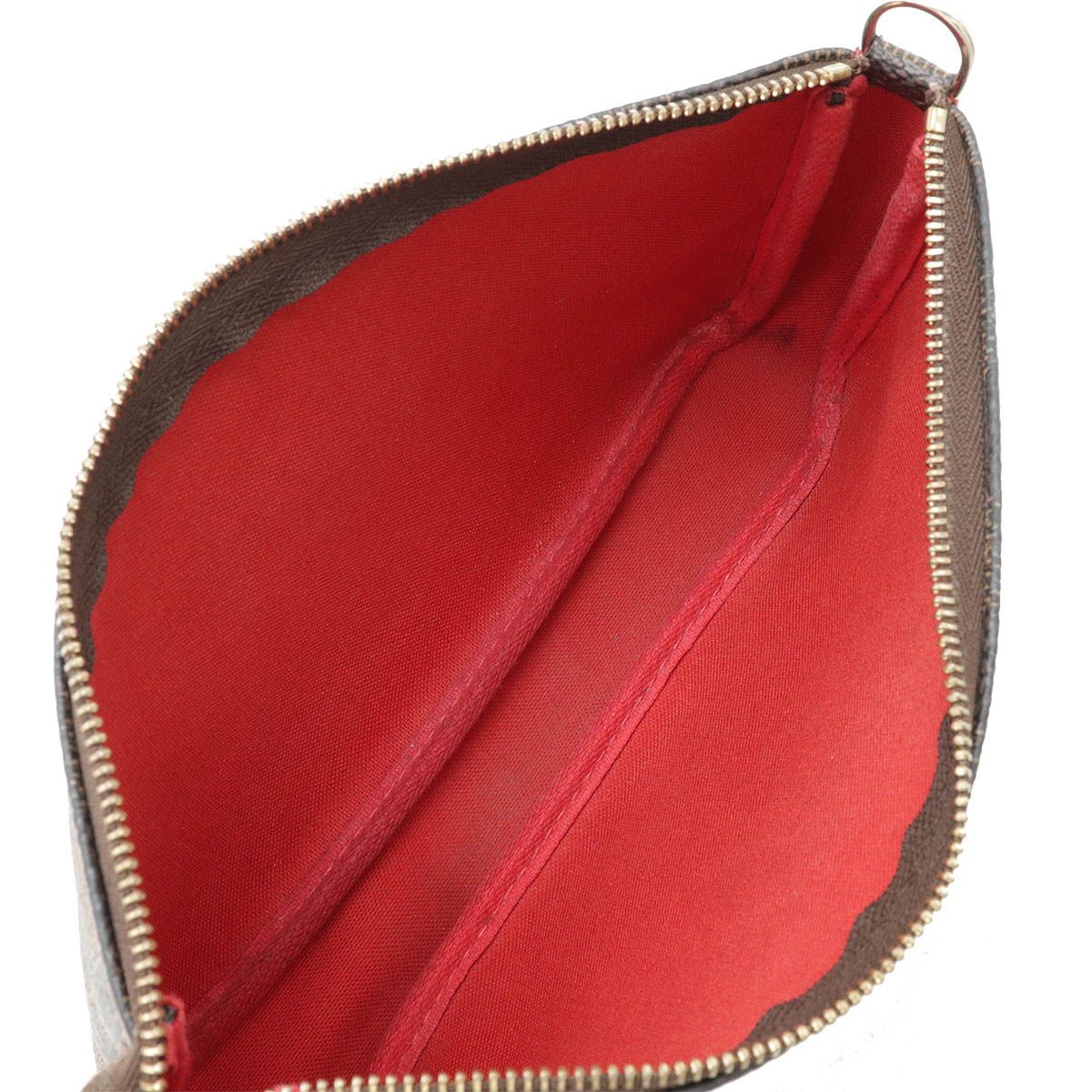 美品☆本物ルイヴィトン☆ダミエ☆アクセサリーポーチ☆ストラップ LOUIS VUITTON ルイ ヴィトン ダミエ ポシェット アクセソワール