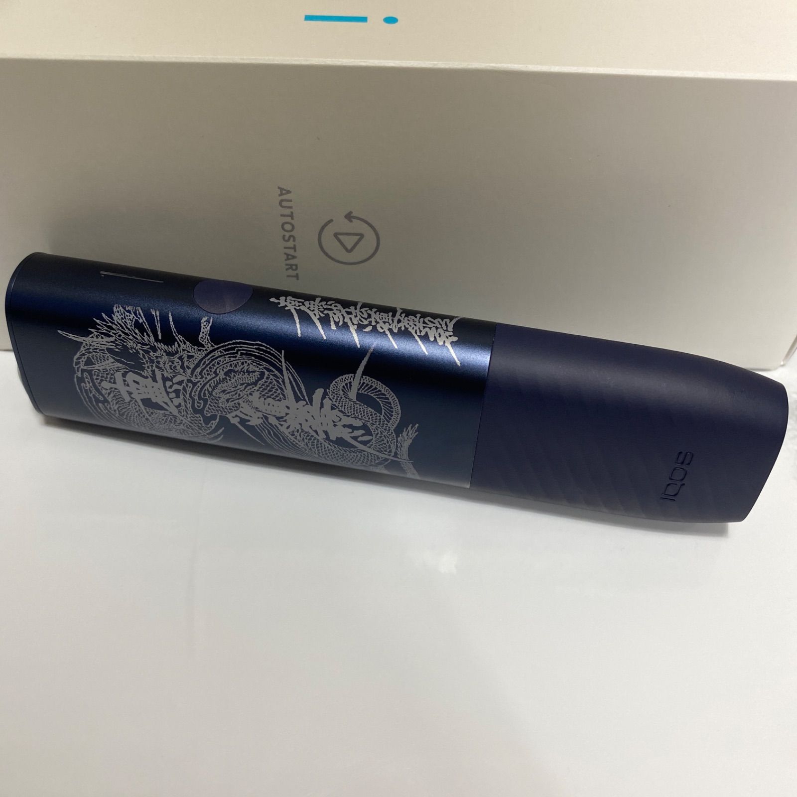 １iQOS ILUMA ｉone 黒　レーザー加工　アイコス イルマ ｉワン　龍 IQOS - iQOS ILUMA ONE イルマワン レーザー加工 祈り手