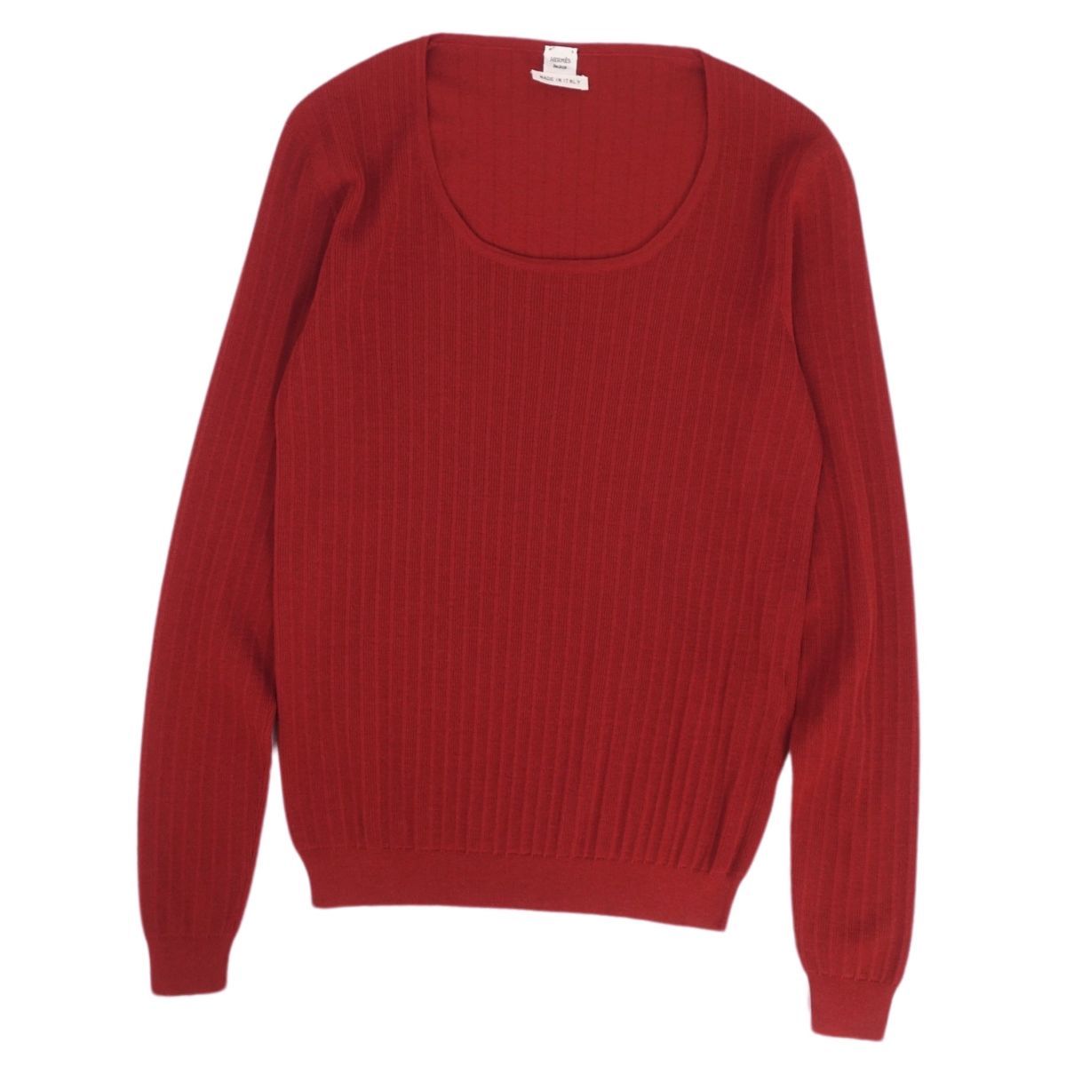 HERMES(エルメス) アンサンブルニットカシミヤ100% ワインレッド 36 HERMES(エルメス) アンサンブルニットカシミヤ100% ワインレッド 36