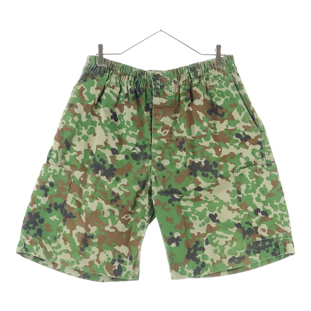た*お様 【希少・良品】 00s EVISU カモフラ 迷彩 ハーフパンツ 32 EVISU (エビス) ハーフパンツ ボタンフライ カモ柄 迷彩 EVISU（エビス