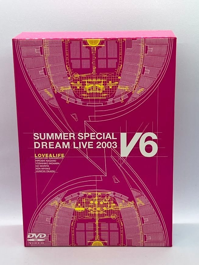 V6 SUMMER SPECIAL DREAM LIVE 2003 LOVE&LIFE DVD-BOX 全3巻セット