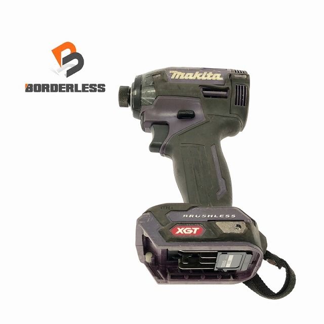 makita マキタ 40Vmax 充電式インパクトドライバー TD002G 紫|パープル 本体のみ コードレス バッテリー式 109265