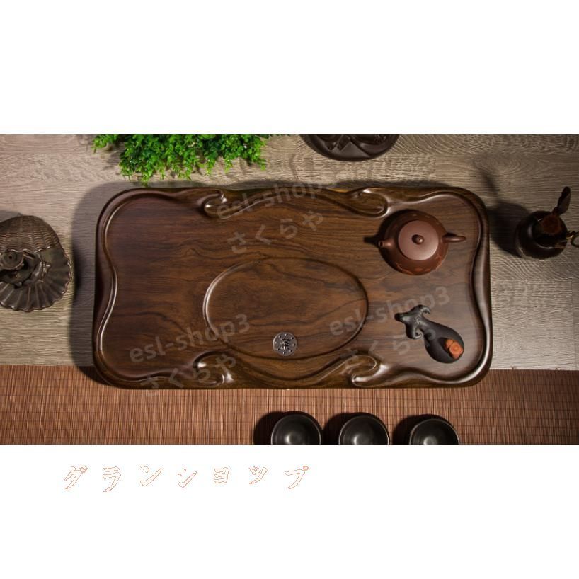 黒檀木ティートレイ