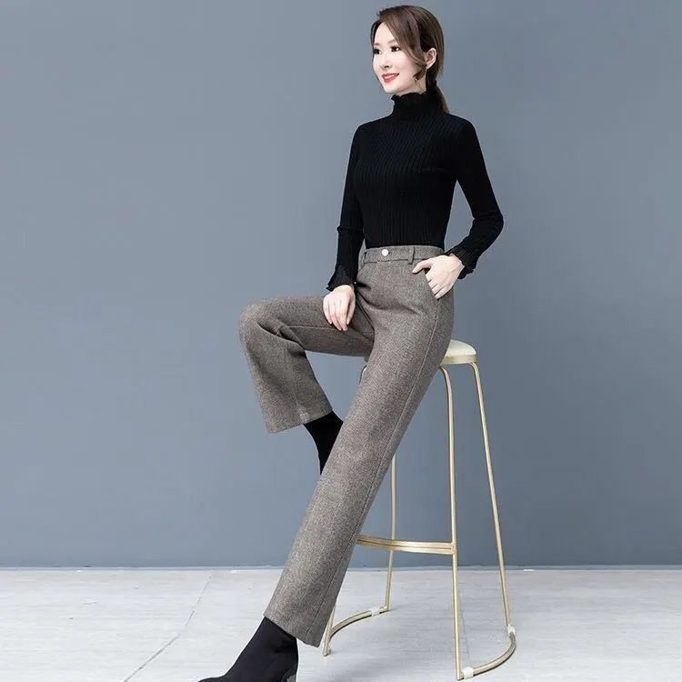 スカンツ ワイドパンツ 秋 裏起毛 ガウチョ レディース ズボン 冬 ワイドパンツ ズボン ワイド スカーチョ ウール調 ウール混 パンツ ハイウエスト ワイドパンツ ストレッチ 洗える オフィス 通 yskma602716 DECORATOM_COM_BR