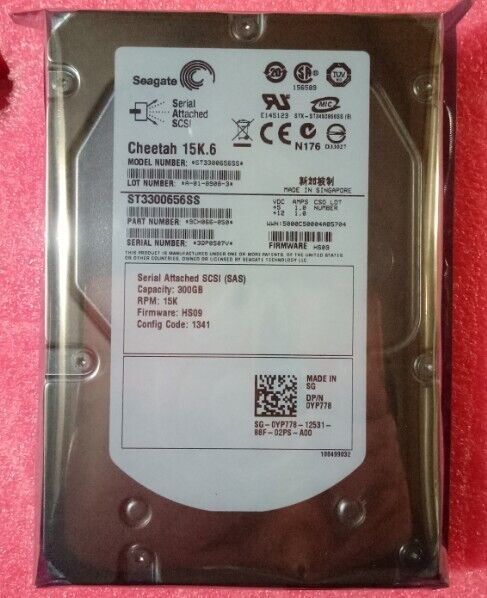 Seagate ST3300656SS 300GB 15K RPM 3Gb|s 3.5 SAS HDD Hard Drive