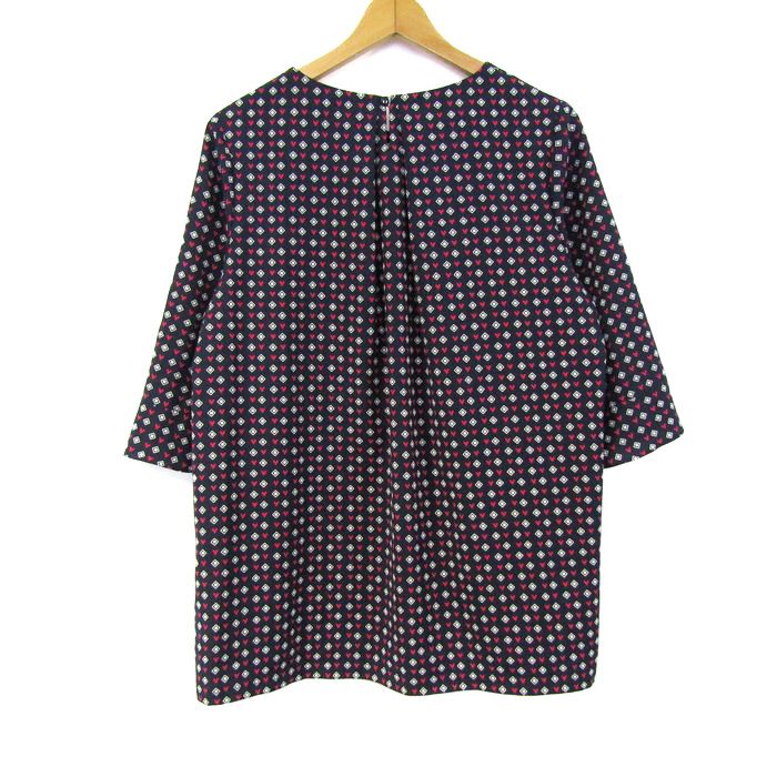 レリアン ブラウス シャツ トップス 七分袖 チュニック 大きいサイズ