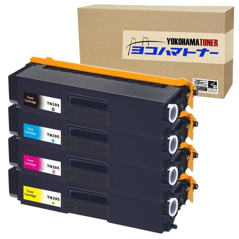 TN-395-4PK 4色 ブラック シアン マゼンタ イエロー セット ブラザー用 互換トナー HL-4570CDW 4570CDWT MFC-9460CDN 9970CDW