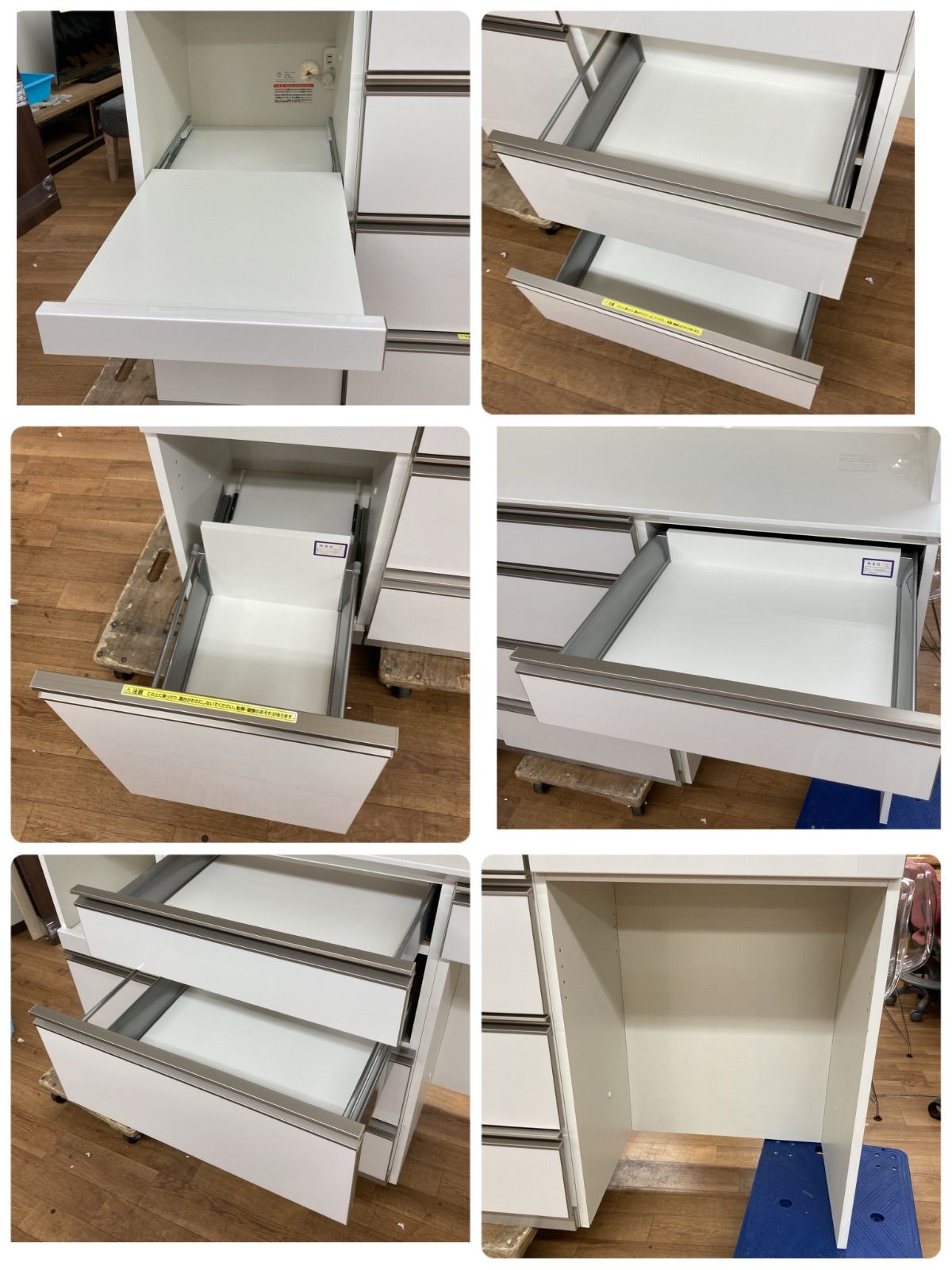 【綾野製作所 】高級食器棚 キッチンボード(中古)120㎝幅(超超美品)送料込み 綾野製作所 】高級食器棚 キッチンボード(中古)120㎝幅(超超美品)送料