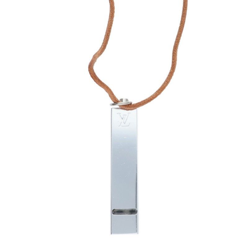 ルイヴィトン LV CUP 2000 ホイッスルレザーネックレス メンズ