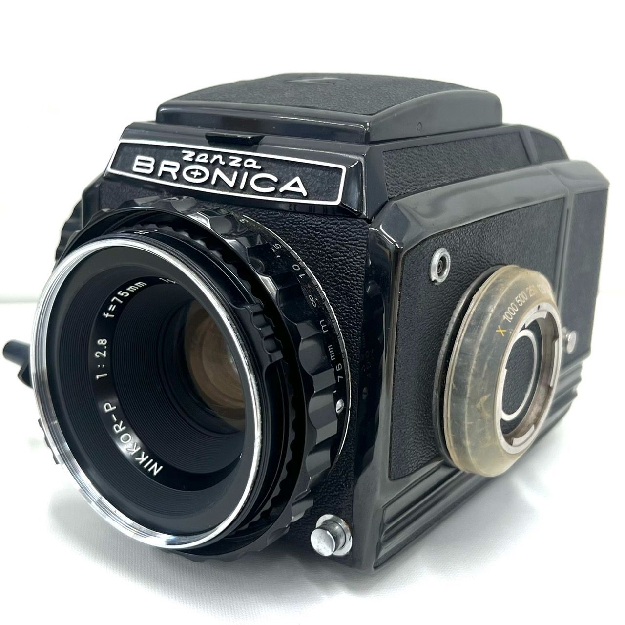 10986 Zenza BRONICA S2 | NIKKOR-P F2.8 75mm ゼンザ ブロニカ 中判カメラ レンズ付き フィルムバック フィルムカメラ