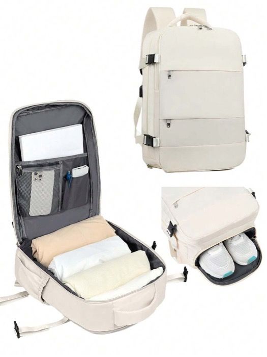 バッグ メンズ バックパック 大型トラベルバックパック メンズ レディース ビジネスラップトップバックパック キャビンバッグ 45x20x30 機内持ち込み可 防水バックパック マルチファンクション 独立靴収納 ド