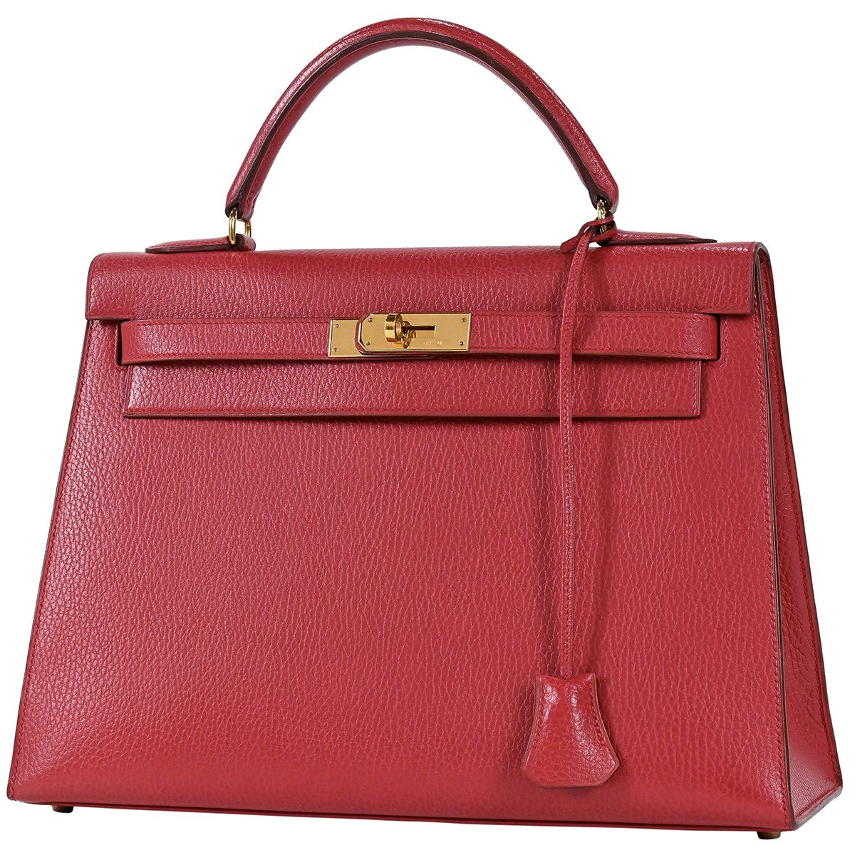 HERMES ショルダーバーキン付属 カデナ 鍵2本 レッド エルメス