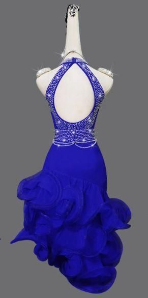 社交ダンスドレス ラテンドレス 競技 デモ用 ルンバ オーダーメイド